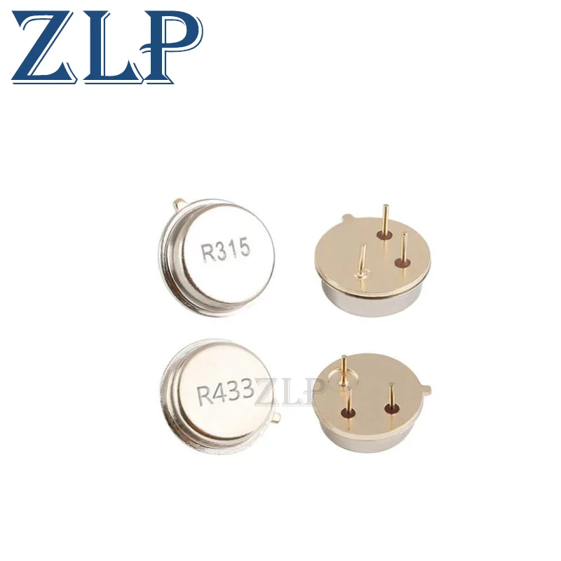 

R433A 433Mhz R315A 315Mhz Circular tripod acoustic surface resonator crystal oscillator DIP NEW ORIGINAL