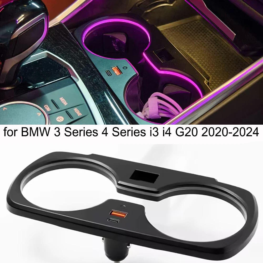 

11 Colors LED Cup Light for BMW 3/4/5 Series 6GT x3 X4 G20 G30/G32 Cup Decoration Light Cup Holder Ambient Light