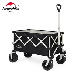 Naturehike Camping Folding Cart Outdoor 180L Large Capacity Trolley Portable Park Garden Table Cart Beach Trolley Shopping Cart