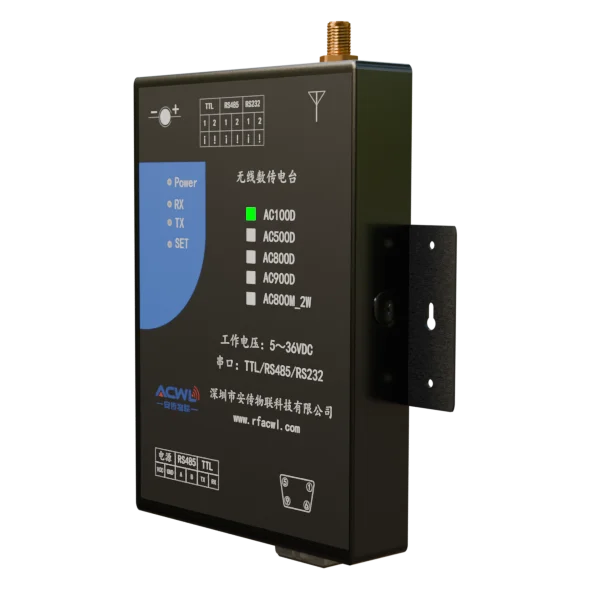 ac100d-reliable-industrial-radio-ac100d-1500m-range-32-channels-40°c-to-80°c-rs485-ttl