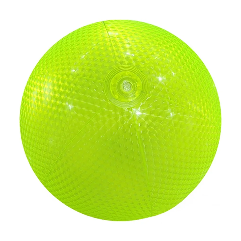 Inflatable Design Inflatable Beach Ball Striped Pattern Transparent Material Transparent Ball Fun Toys Game Ball