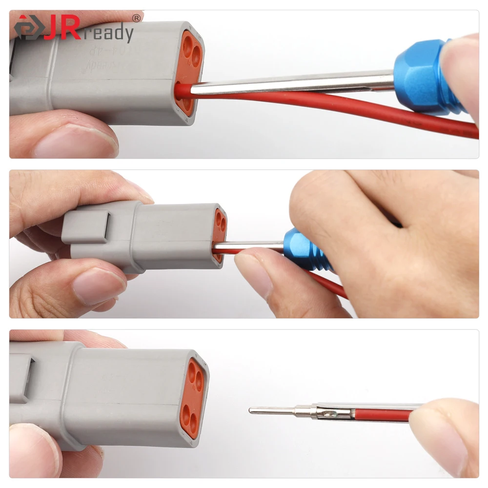 JRready Deutsch Terminal Entfernung Werkzeug DRK-16DT, Stecker Release Werkzeug für Deutsch Solide Kontakte Größe 16 – Detail 4