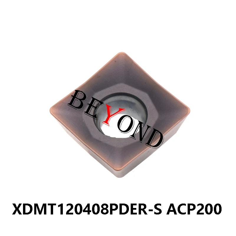 Inserções de trituração do carboneto, XDMT120408PDER-G, ACP200, XDMT120408PDER-S, ACP200, XDMT150408PDEN-H, ACZ330, 100% original