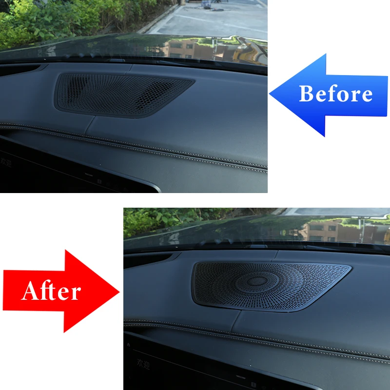 For BMW X5 X6 E70 E71 F15 G05 2008-2022 Car Styling Audio Speaker Dashboard Loudspeaker Cover Sticker Trim Interior Accessories