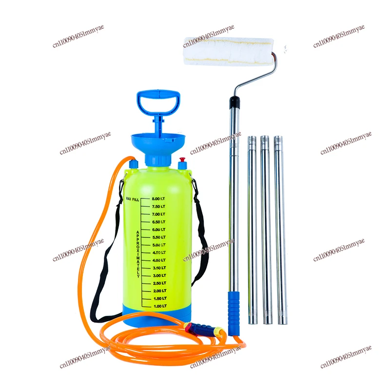 

Semi-automatic roller coating machine roller brush latex paint wall brush artifact