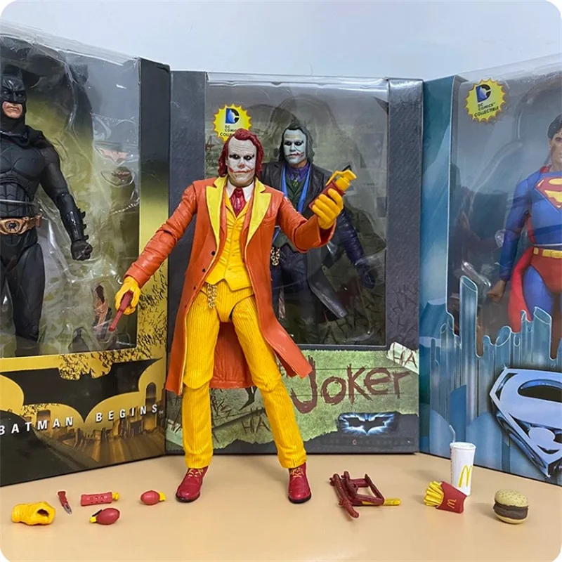 NECA 7 بوصة جوكر الشكل هارلي كوين سوبرمان باتمان البلاستيكية عمل نموذج لجسم لعبة تحصيل نموذج دمية الهدايا #6