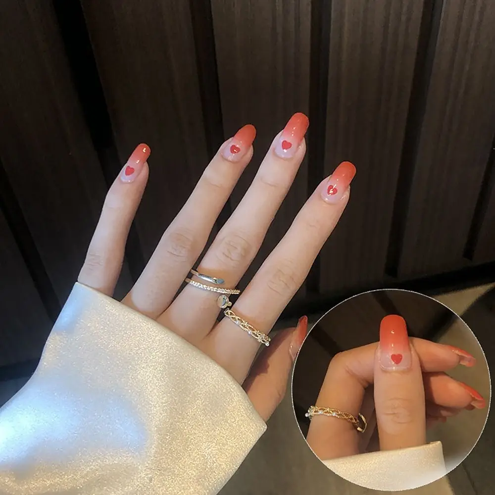 Fácil de remover 22 tiras de gel adesivos de unhas semi curados florístico gel unha polonês tiras cobertura completa remendo de unhas diy arte do prego fazendo