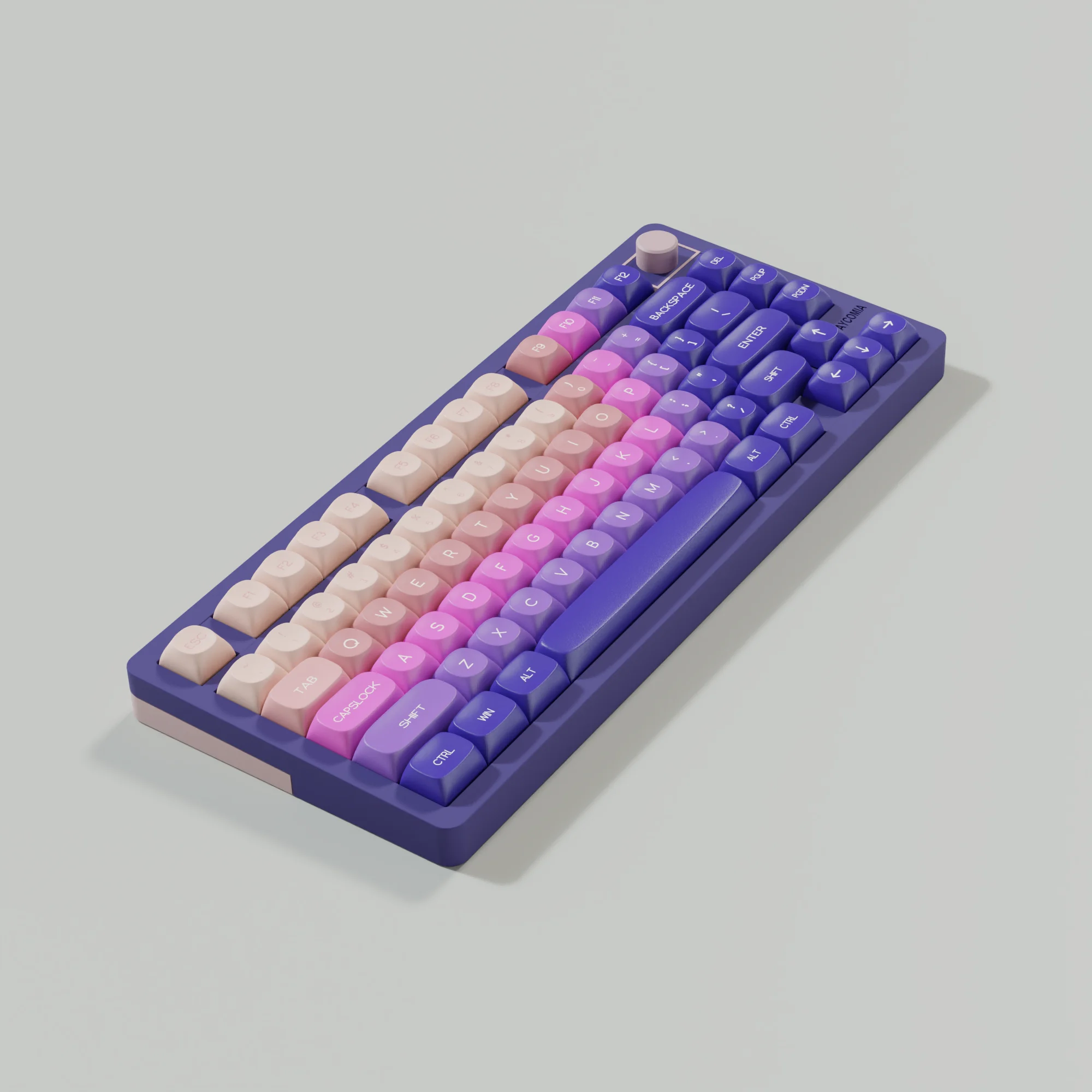 Imagem -05 - Moa-teclados Sunglow para Teclado Mecânico Pbt Dye-sub Alemão Espanhol Gramática Inglês Coreano Espaço Alice Hi75 7u