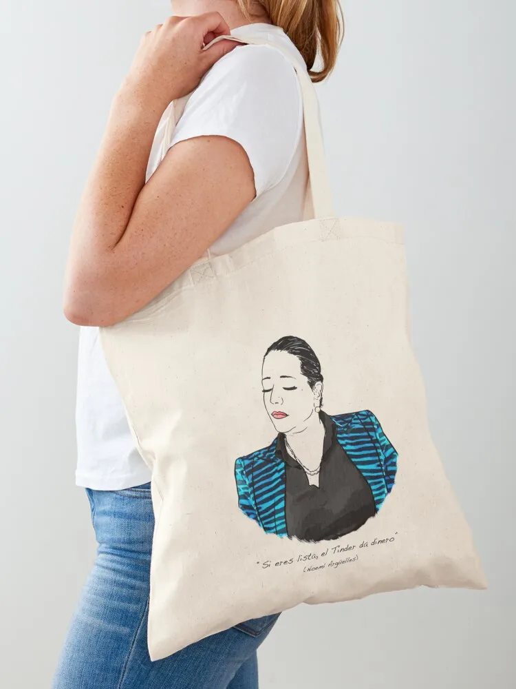 

Noemi Aguelles Tinder Tote Bag tote canvas screen hand canvas bags