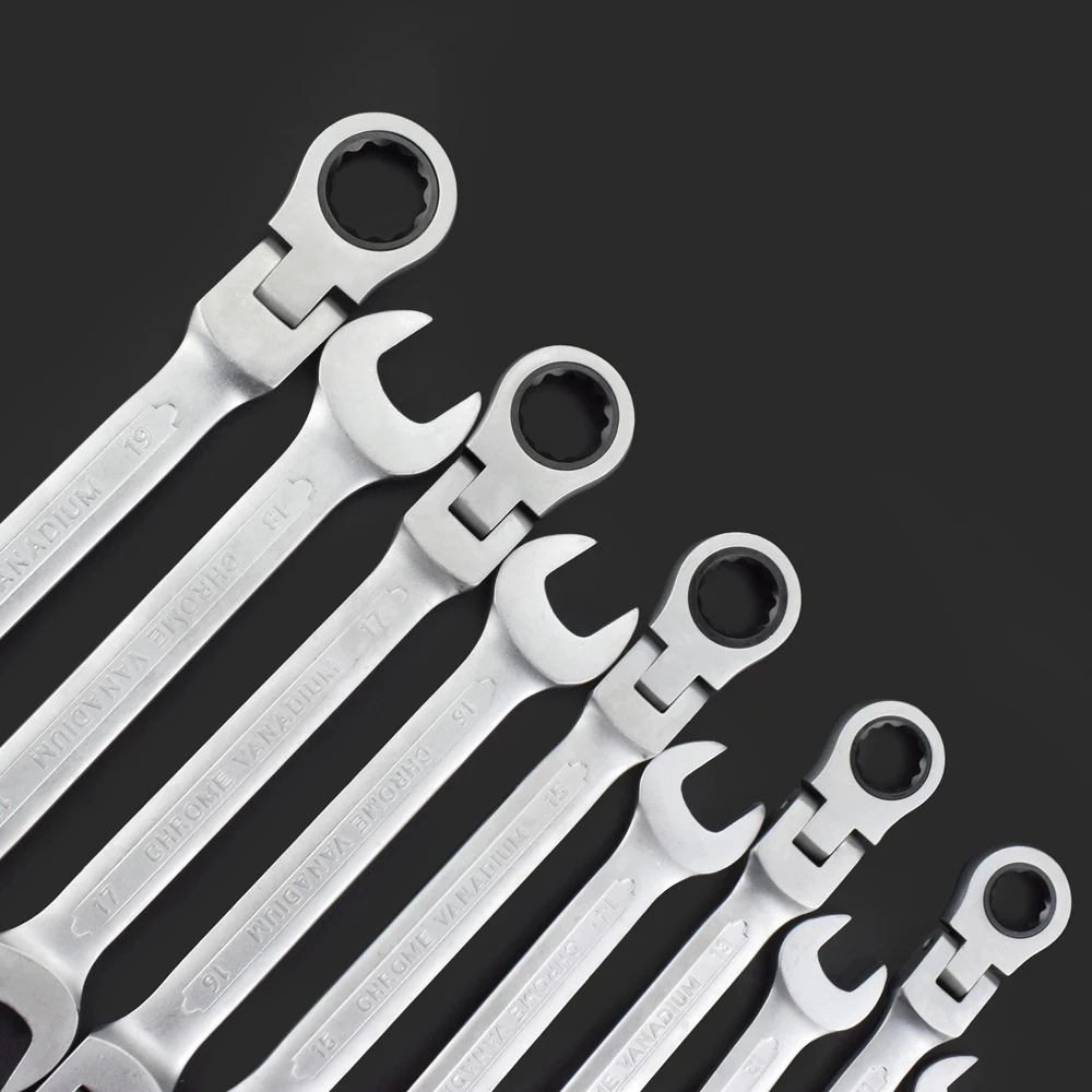 1PC Combination Ratchet Wrench,with Flexible Head,Dual-purpose Ratchet Tool,Ratchet Combination Set. Car Hand Tools