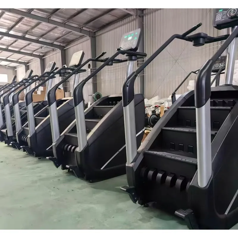 آلة درج اللياقة البدنية في صالة الألعاب الرياضية، مدرب متسلق الدرج الكهربائي لتمارين القلب والسفلي للجسم، الدرج التجاري #3