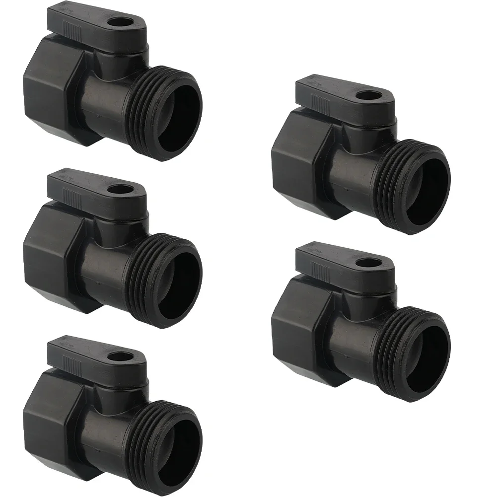 Ball Valve Plastic Garden Hose Valve Compatible With Standard Hoses Lightweight Construction Ball 2.5*3.2*4.5cm