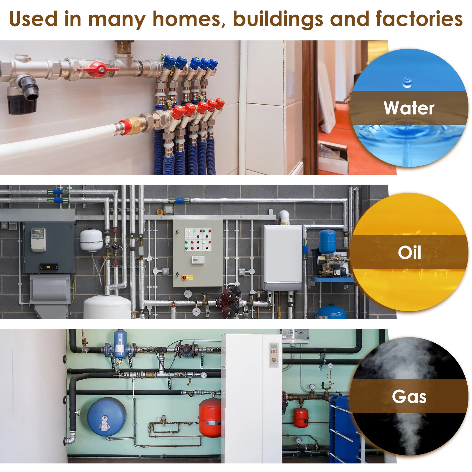 Redutor de pressão de água 3/4 polegadas DN20 Válvula reguladora de pressão de água de latão 1/2 polegadas DN15 Redutor de pressão ajustável com pressão