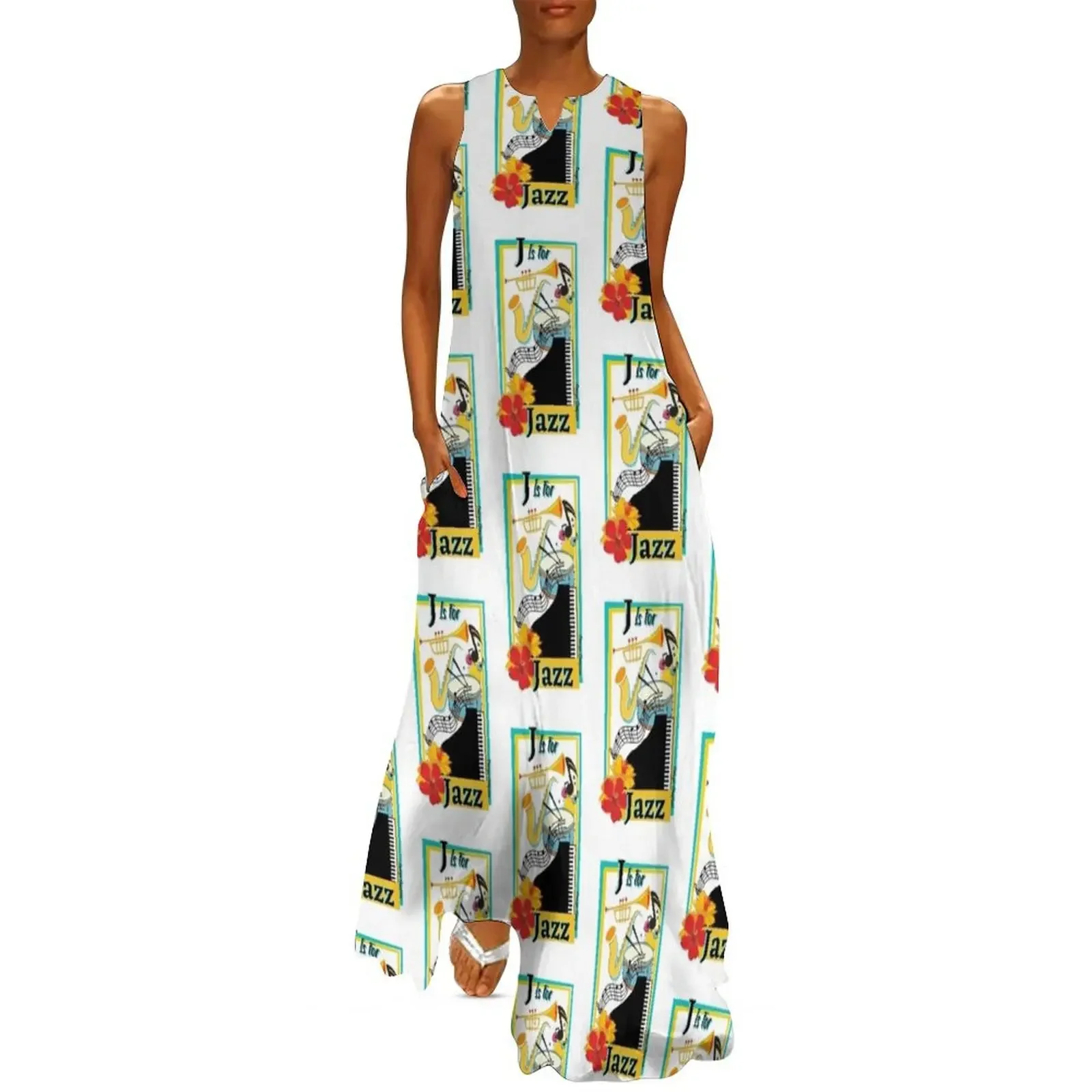 

J is for Jazz Long Dress party dresses women ladies dresses for special occasion beach outfits for women dress summer Dress