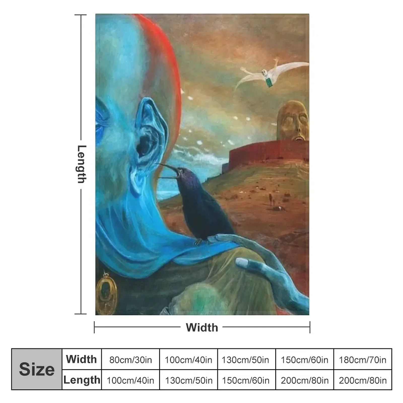 Zdzislaw Beksinski Throw Blanket Luxury Throw Moving Cute Luxury St Blankets