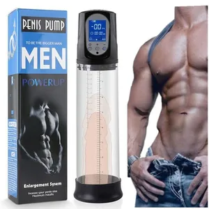 Bomba de pene eléctrico Penis Ampliación Extensión de la bomba Penis Masturbator Masturbator Bomba de aspiración Bomba para adultos Toy para hombres para hombres 8 Mejor bomba de pene pulsante de ventas - №4
