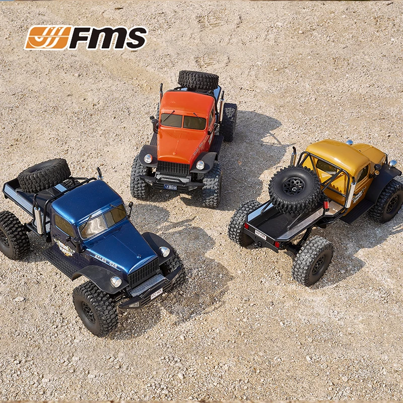 

Fms 1/10 Atlas 4wd Simulation Half-Car Bullfighter Rc Electric Crawler Off-Road Model Car Housing Quick Release