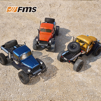 Fms 1/10 Atlas 4wd Simulation Half-Car Bullfighter Rc Electric Crawler Off-Road Model Car Housing Quick Release