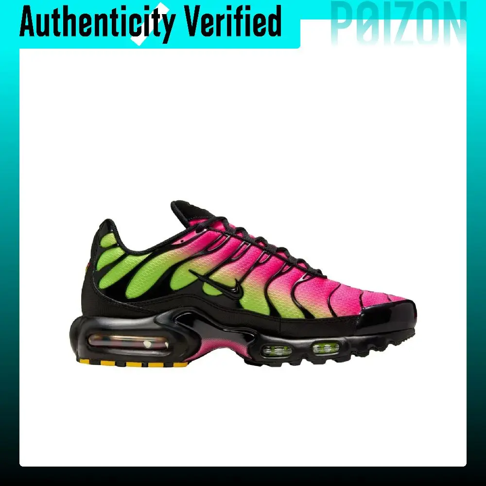 Nike Air Max Plus Zapatillas deportivas informales transpirables con soporte unisex rosa verde DM0032-027