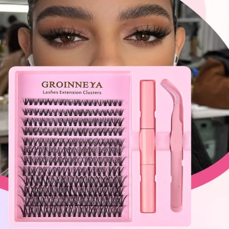 Segmented Self Grafting False Eyelashes Thick Elongated At The End Of The Eye Large Capacity Set Of Self Grafting False Eyelash