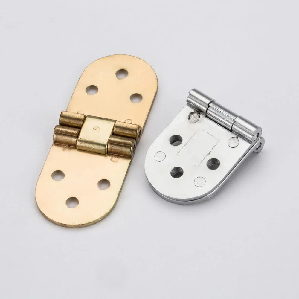 1pcs 80*30mm Flap Hinge Matt Brass Hinges Self Supporting Folding Table Cabinets Doors Hinge Flush Mounted Accessories