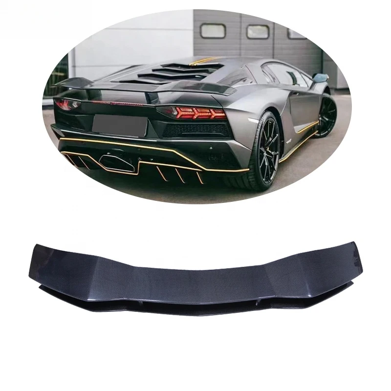 Hot Sale MSY Style Dry Carbon Spoiler Rear Wing Tail Wing for LP700 LP720 LP740 LP750