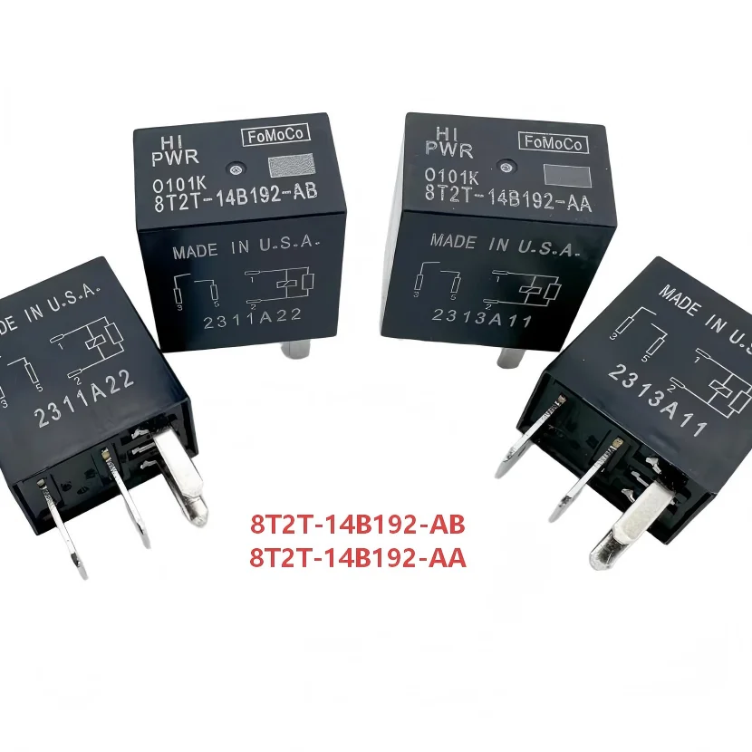 1pcs 8T2T-14B192-AA, 8T2T-14B192-AB, 8T2T-14B192-BA Are Suitable for the Air Conditioning Fan Relays of Ford Fusion and Kasei.