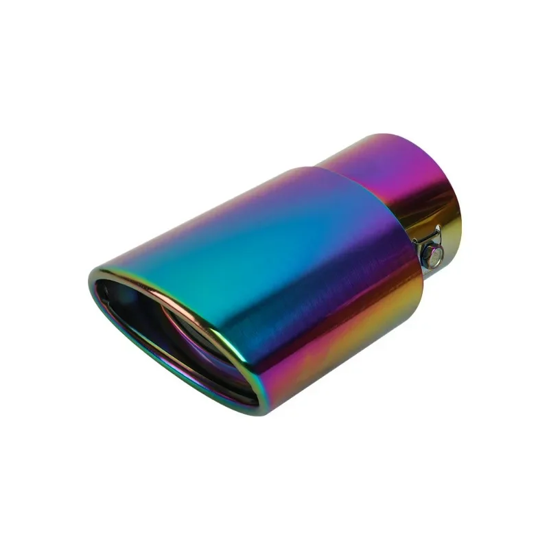 عادم GM Tailpipe - ملحق كاتم صوت مزخرف من الفولاذ المقاوم للصدأ باللون الأزرق المخبوز #5