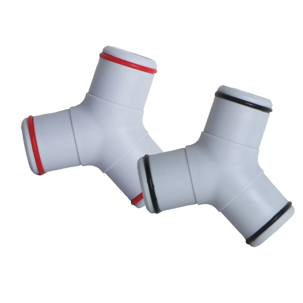 For Intex Pool Hose Connector T Splitter Plastic Pool Hose Adapter 32mm Three-Way Swimming Pool Filter Pump Connector Replace