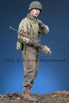 1:35 model kit resin kit    WW2 US Infantry (2 figures)