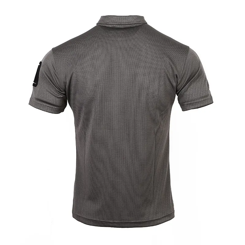 Emersongear azul etiqueta unidirecional seco polo tático camisas de manga curta topos dos homens camisetas urbanas acampamento diário caminhadas wg