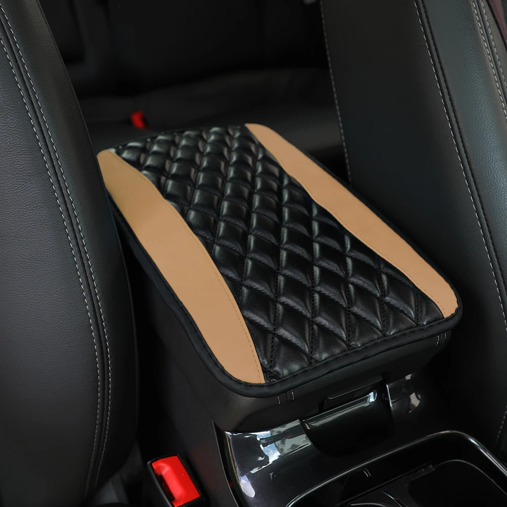 PU-Leder Mehrfarbiges Dreidimensional Besticktes Auto-Armlehnenkissen, Mittelkonsolenkissen, Auto-Dekorationsartikel – Detail 11
