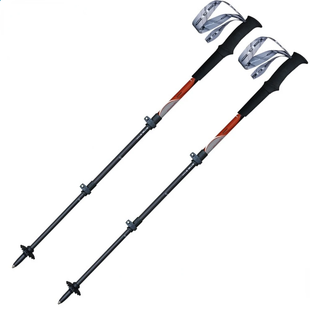 

Pioneer Carbon Fiber Walking Sticks Telescopic Trekking Hiking Poles Ultralight Walking Canes With Eva Foam Handle Camping