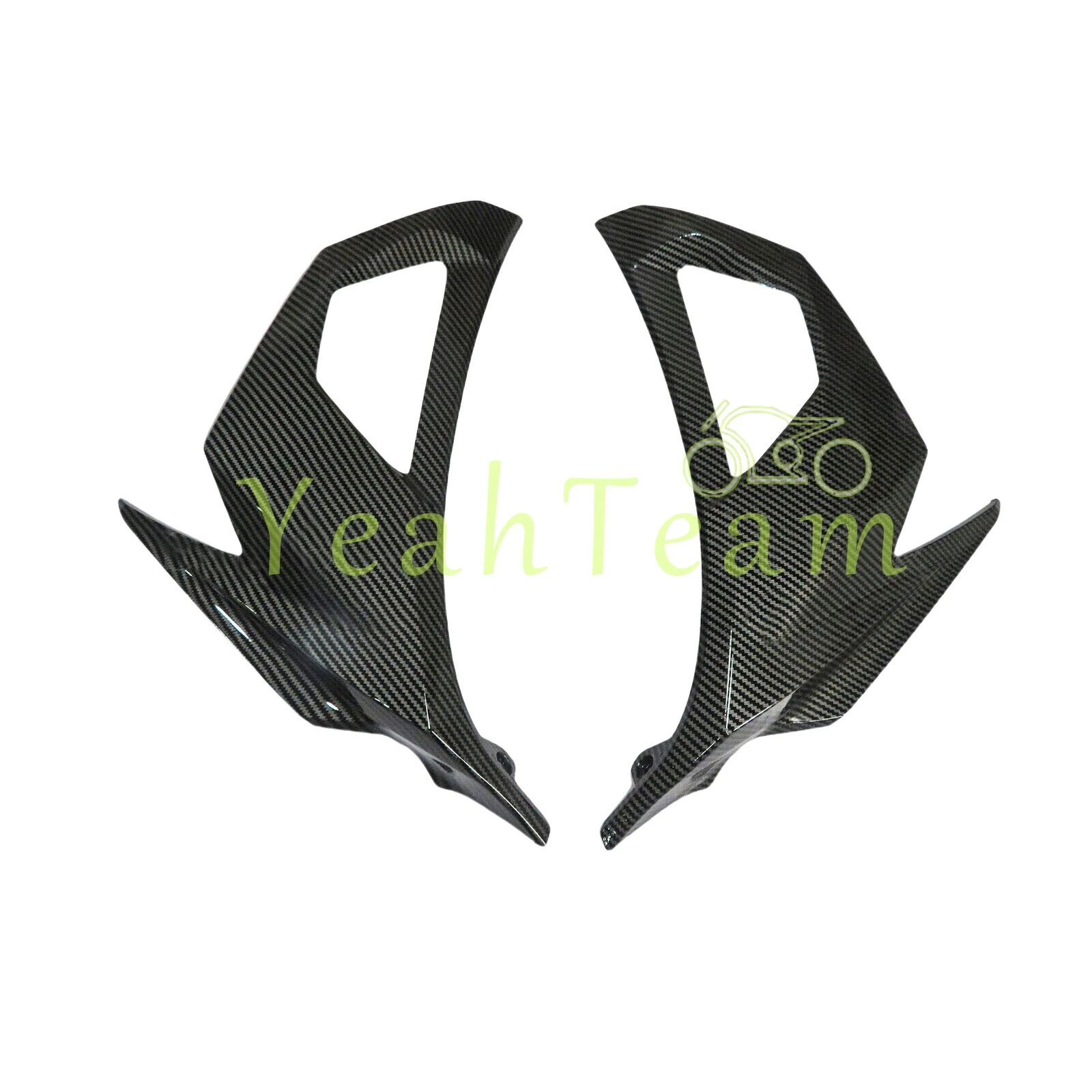 Carenagem completa de fibra de carbono para motocicleta, compatível com kawasaki ninja400 2018-2024 2019 2020 2022 2023, material abs leve