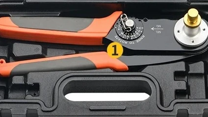 

Подходит для сверхмощных четырехточечных обжимных клещей для авиационных разъемов M22520/1-01, HD2612.