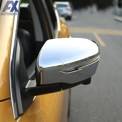Chrome Door Side Mirror Cover For Nissan Qashqai J11 2014 2015 - 2019 Rogue Sport Trim Rear View Cap Overlay Molding Garnish