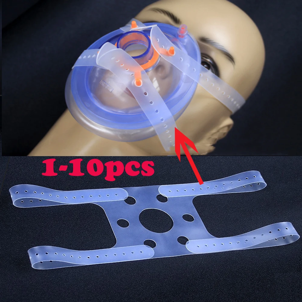 

1-10 шт. головной убор, комфортная гелевая полная маска, запасная часть, повязка на голову CPAP, силиконовая регулируемая эластичная лента, фиксированный ремешок, универсальный