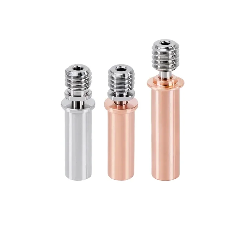 High Temp Insulation Tube 3D Printer Throat V5 Mega Vyper Titanium Copper Nozzle Heat Break Accessory Compatible with CR6 SE