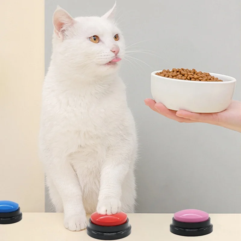 Dog Communication Buttons Voice Recording Button for Pet Training Buzzer 30 Second Record Playback Funny Gift for Talking