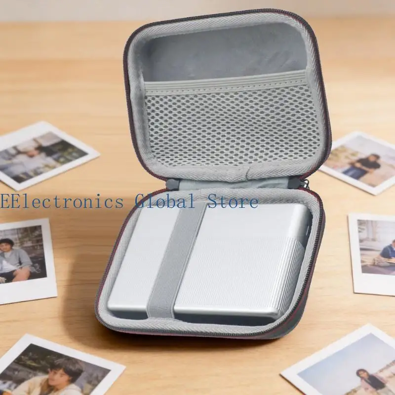 462B Portable Photo Printer Organizers for Mijia1S with Formed Hard Shell, Round Edges, Zippers Closures, and Separate Interior