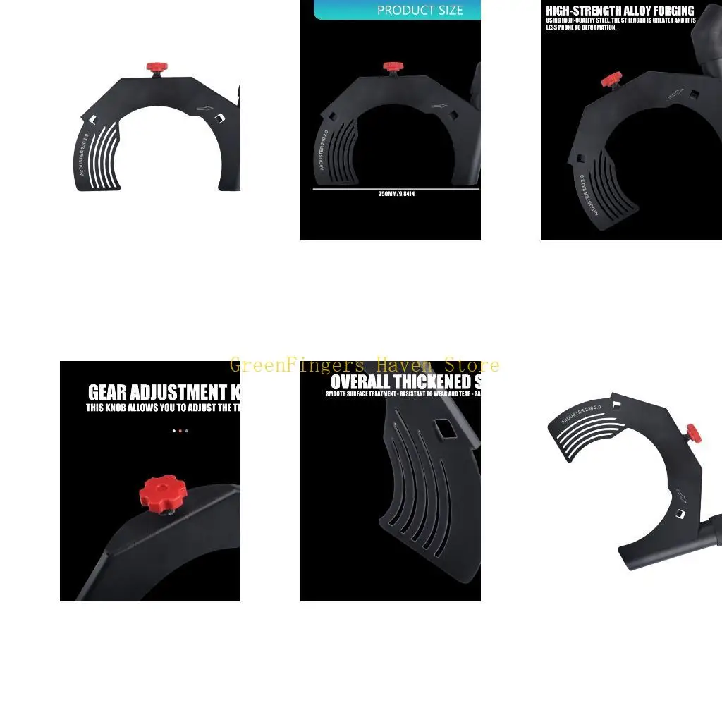 

F68D Adjustable Protective Dust Cover for Within 240mm Blade Grinders with Knob