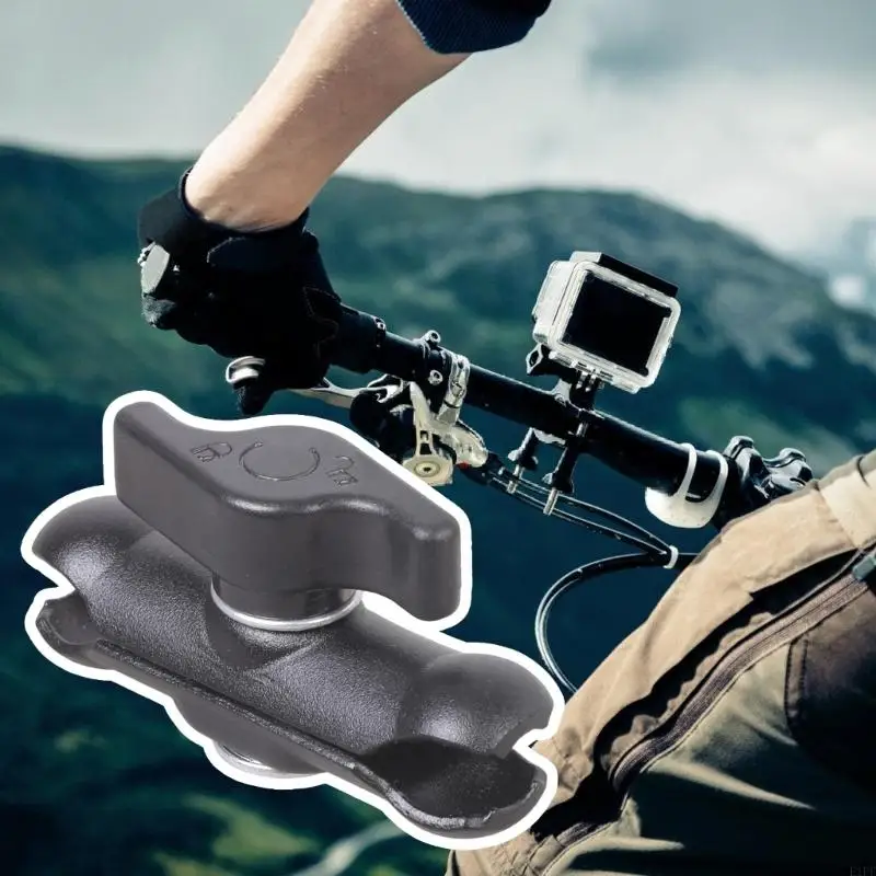 E1PF Heavy Duty Reinforced Iron Alloy Fit for 15 to 18mm Ball Joints Photography Equipment Stabilization Grip