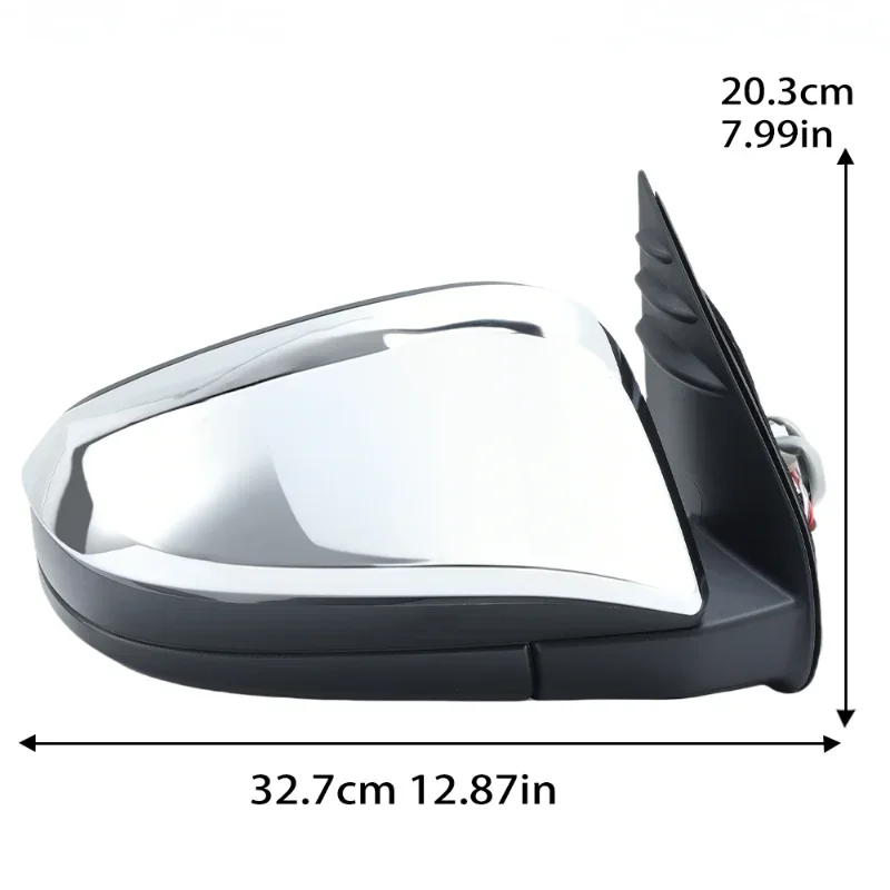 3/5/7 Pins For Toyota Hilux 2015 2016 2017 2018 2019 2020 Door Wing Side Mirror Car Accessories Wing Rearview Mirror Assembly