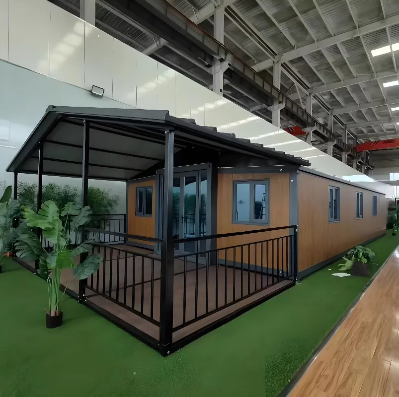 Z Type Folding Container House Space Saving Folding Design Fast Installation Waterproof Sandwich Panel Prefab Building Emergency