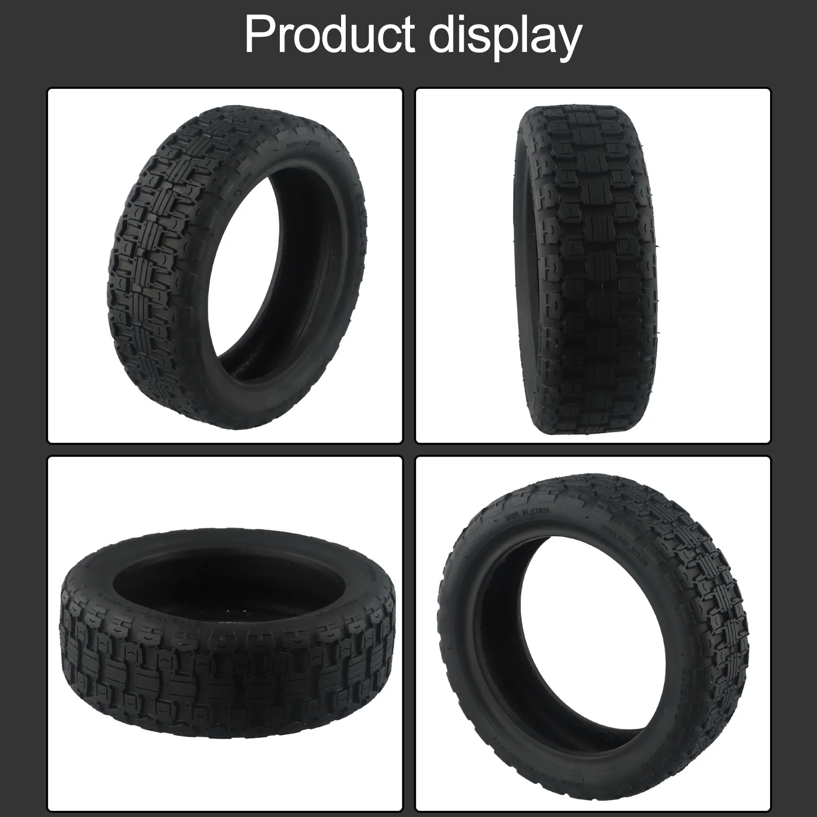 

Off-Road Tyre Electric Scooter Rubber Wearproof Cycling Parts Deform E-scooter Accessories For Electric Scooter