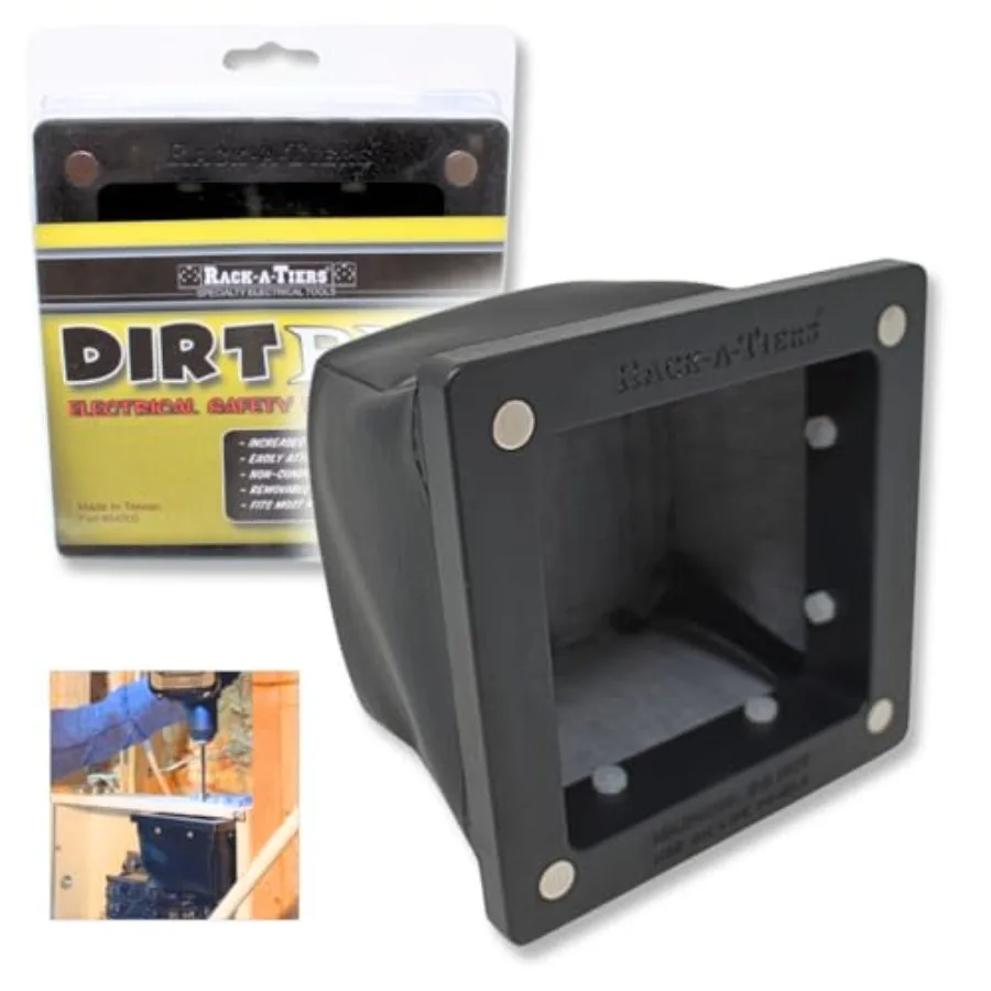 

Dirt Bag - Magnetic Drill Dust Catcher Bag for Metal Shaving Non-Conductive For Electrical Drilling Chip Catcher Drill Dust Col