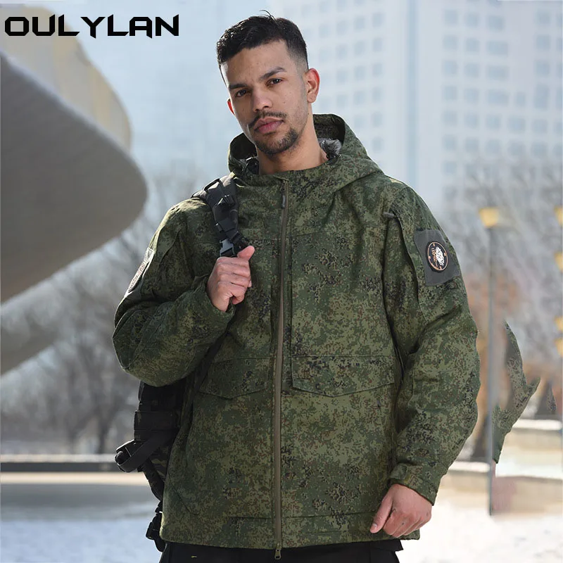 Imagem -02 - Homens Outdoor Assault Training Jacket Cabolsa de Caminhadas Blusão Quente Terno de Marca Caça Exterior