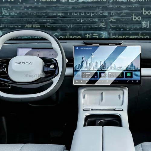 Imagen 2 del producto Película protectora de pantalla de vidrio templado para OMODA 7 C7 2025 2026 15,6 pulgadas centro de navegación GPS para coche táctil y instrumento de 8,8 pulgadas