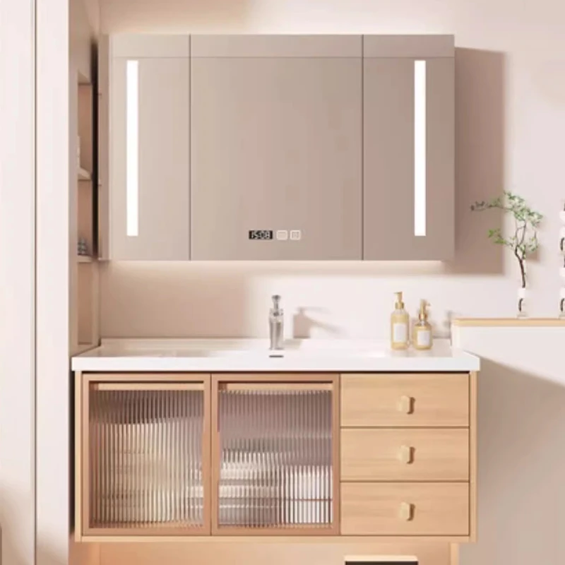 Decorations Modern Bathroom Cabinet Wooden Paper Drawers Luxury Partitions Display Cupboard Storage Gabinete Hotel Furniture