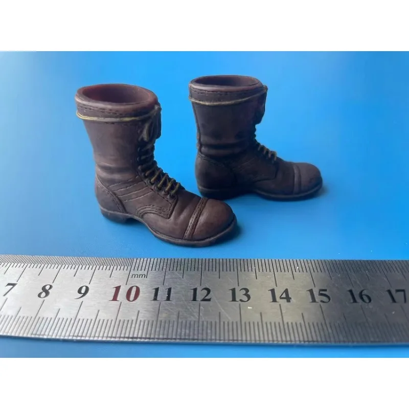 Stiefel im Maßstab 1:6, US-Militärkampfstiefel aus dem Zweiten Weltkrieg, hohle Schuhe, Modell für 12-Zoll-Soldaten-Actionfiguren-Körper